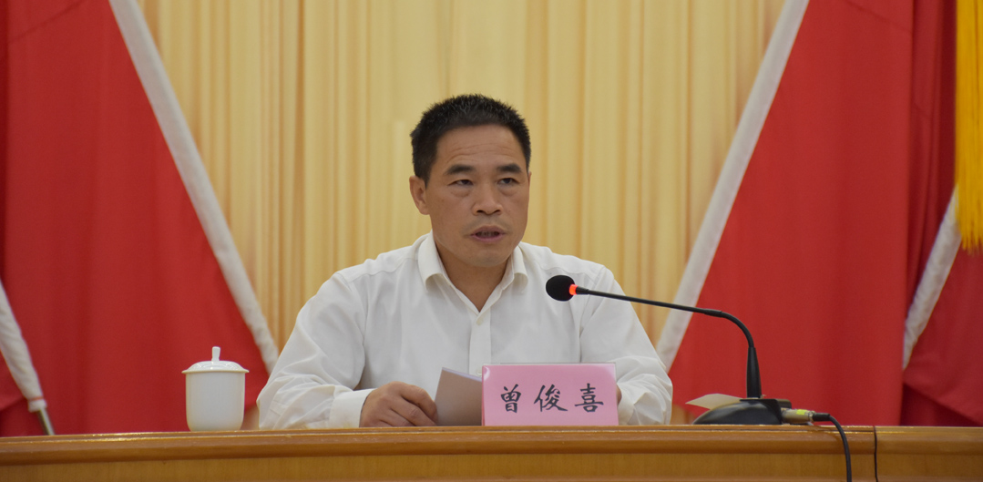 区委书记曾俊喜主持会议并讲话,区委副书记,区长李树南出席会议